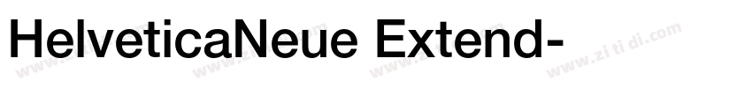 HelveticaNeue Extend字体转换 HelveticaNeue Extend字体转换